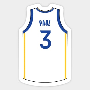 Chris Paul Golden State Jersey White 2024 Qiangy Sticker